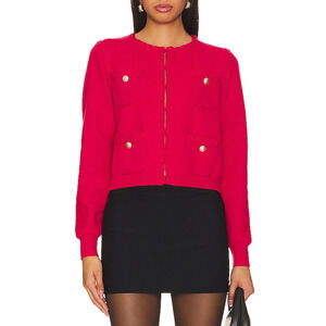 Line & Dot 'Corey' Red Sweater Size XS